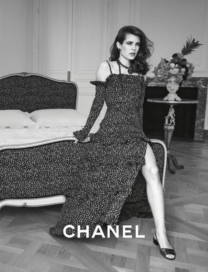 Шарлотта Казираги в платье от Шанель