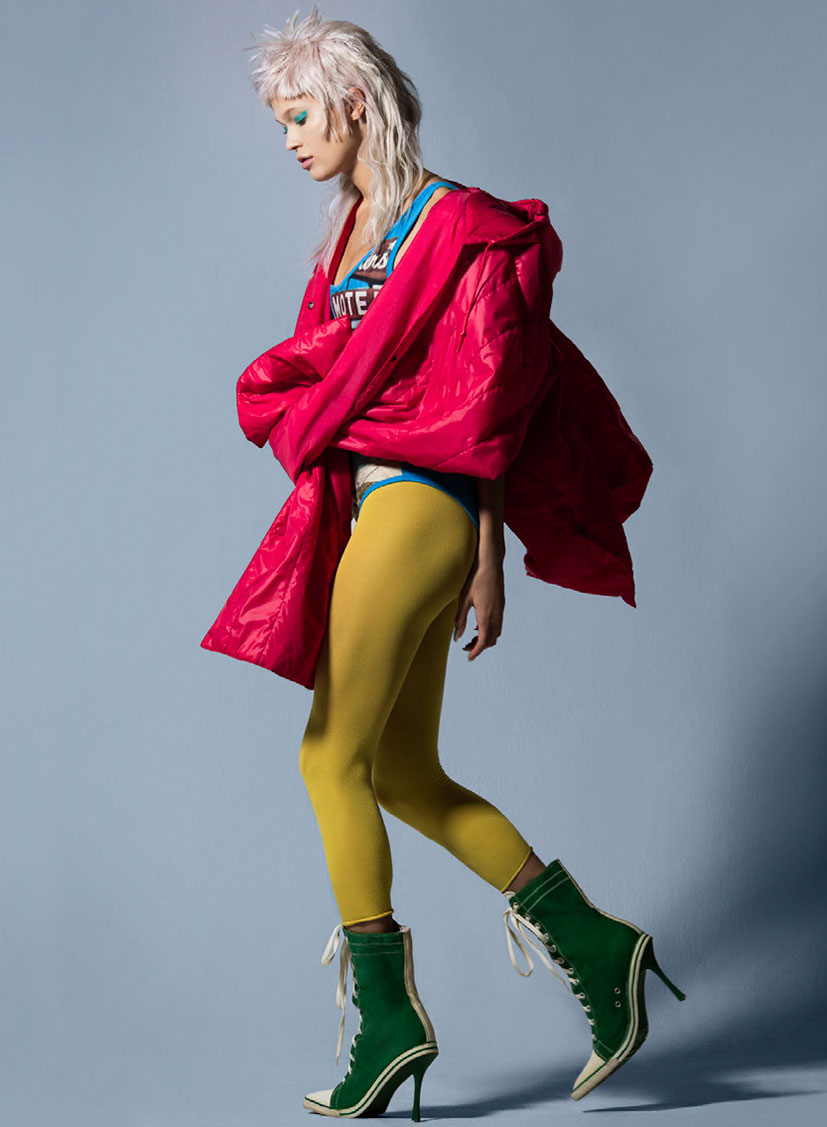 Вита Сидоркина - весенние фото для модного журнала