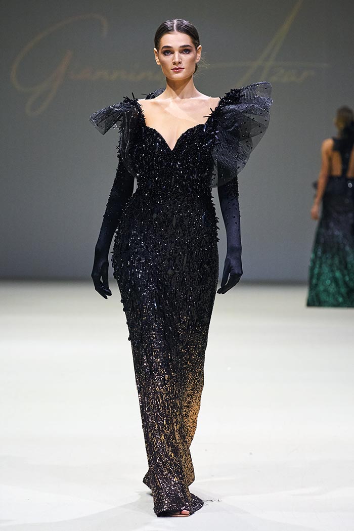 Черное вечернее платье от Giannina-Azar